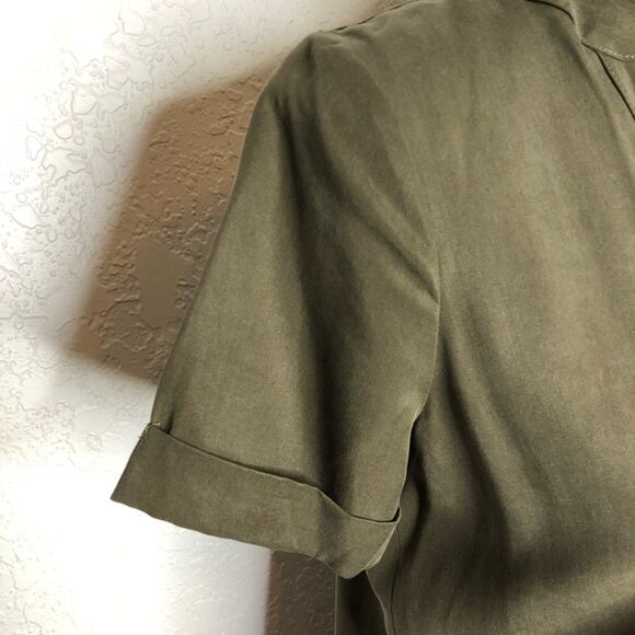 Lovers & Friends army green lace up dress size XS - Picture 9 of 16